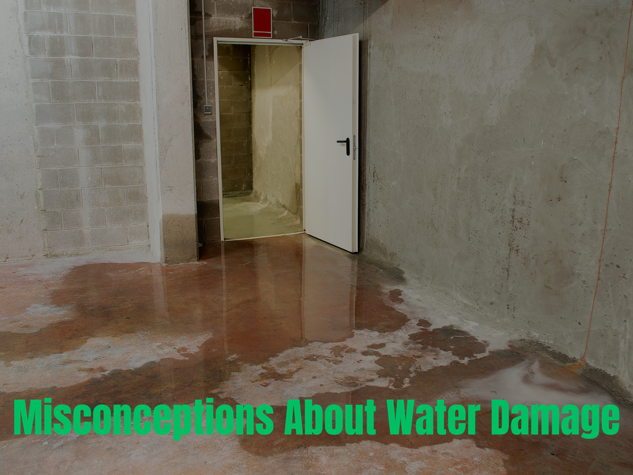 Misconceptions About Water Damage