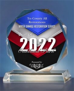 2022 Award for Best Restoration Company in Fort Lauderdale
